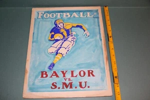 BAYLOR VS. S.M.U. OBRAS DE ARTE ORIGINALES DEL PROGRAMA DÉCADA DE 1960 - Imagen 1 de 3