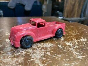 VINTAGE 1950'S IDEAL TOY Pick-Up TRUCK Marbled Plastic 1-392 No.2 4.5"
