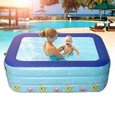 Inflatable Swimming Pool Family Kids Children Play Above Ground Fun Courtyard Us