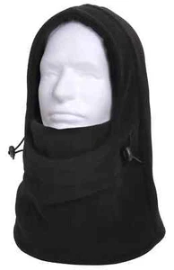 Rothco 3-In-1 Adjustable Double Layer Fleece Balaclava - Black 55580 - Picture 1 of 1