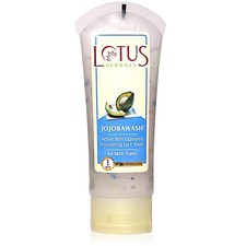 Lotus Herbals Jojobawash Active Milli Capsules Nourishing Face Wash, 120g