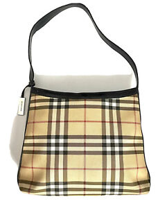 Burberry House Shoulder Bag Checkered Bags & Handbags for Women 