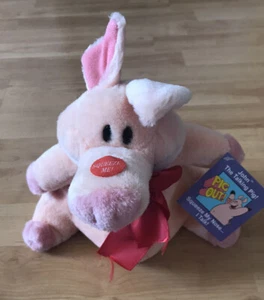 Vintage John das sprechende Schwein Stofftier Puppe Spielzeug 1998 I’m A Pig - Bild 1 von 10