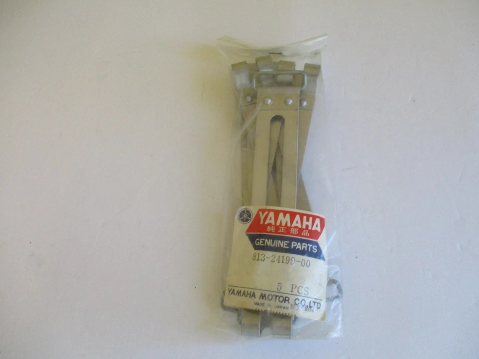 NOS YAMAHA SNOWMOBILE  1972-1973  FUEL TANK BANDS GP396-GP292-GP433 P -PACKAGE 5 - Image 1 of 1