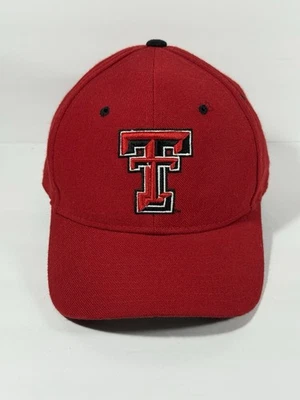 Texas Tech Hat Cap Zephyr Red The Z Hat Wool Fitted 7 1/4 The DH Red Raiders - Image 1 of 4