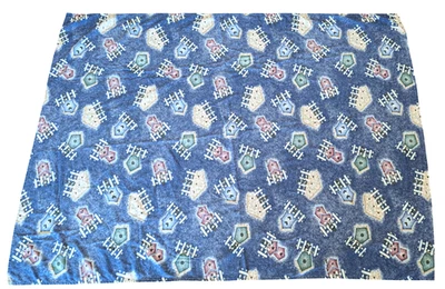 Large Birdhouse Tablecloth, Blue / Multi, 60" x 78" Rectangular, No Tags - Image 1 of 4
