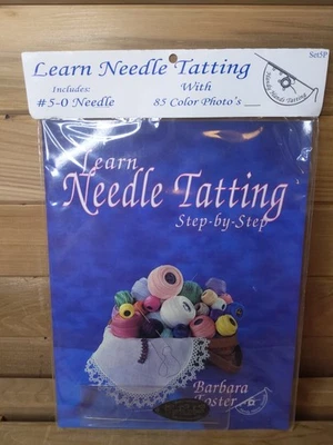 Handy Hands Learn Needle Tatting Step-By-Step Kit-W/#5-0 Needle & Threader - Image 1 of 2
