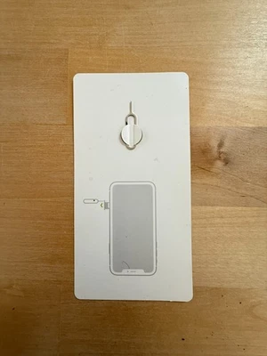 Original Apple Tarjeta Sim Bandeja Removedor Expulsión Pin Llave Herramienta para Apple iPhone Foto 1 de 2