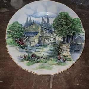 Devon Ware Fieldings Stoke on Trent England Teller 10-3/4" D Vintage Transferware - Bild 1 von 9