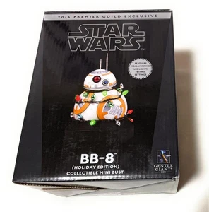 GENTLE GIANT STAR WARS BB-8 MINI BUST Figure HOLIDAY EDITION Limited of 750 - Picture 1 of 6