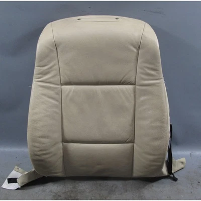 2004-2010 BMW E60 5-Series Right Front Comfort Seat Back Creambeige Leather OEM - Image 1 of 4