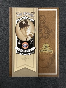 2005 Donruss Diamond Kings #HH-41 Nolan Ryan HOF Heroes Houston Astros - Picture 1 of 2