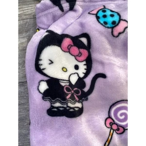 Hello Kitty Halloween Blanket Set 2-Pack Pink Purple 60x70 - Picture 1 of 6