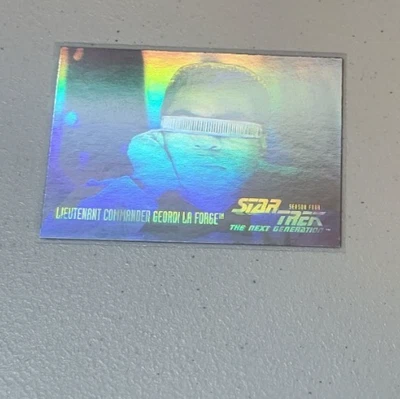 1996 STAR TREK: THE NEXT GENERATION - SEASON FOUR - HOLOGRAM  - HG7 - GEORDI - Image 1 of 2