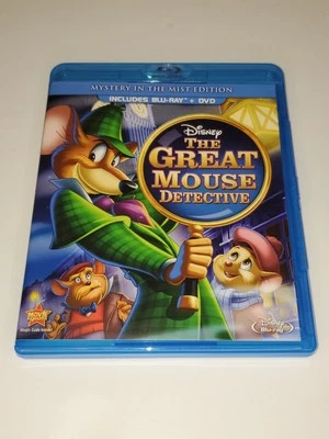 Disney THE GREAT MOUSE DETECTIVE Mystery in Mist Edition 2012 DVD Blu-Ray Movie - Image 1 of 4