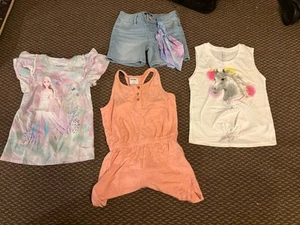 Girls Size 8. 5lb Lot of Clothes. Reebok, Old Navy, Glitter & Sashes - Picture 1 of 5