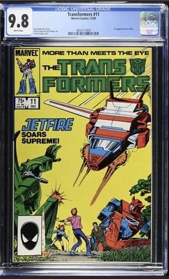 Transformers #11 CGC 9.8 1-й Jetfire Marvel Comics 1985 - Изображение 1 из 2