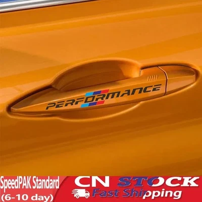 BMW-M-Performance-Sport-Car-Door-Bumper-Windows-Decorate-3D-Sticker-Decal-White1 Foto 1 de 4