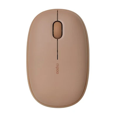 Rapoo M660 Maus kabellos Bluetooth + 2,4GHz Funk wireless lautlos 1300 DPI Braun - Bild 1 von 4