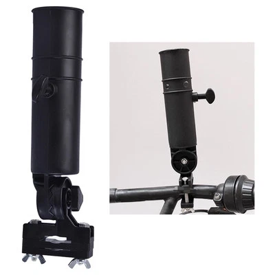 Umbrella Holder Adjustable Angle, Umbrella Clip Bike Stroller Beach Black - Image 1 of 4