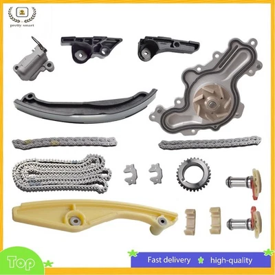 Kit de cadena de distribución bomba de agua para 13-17 Ford Edge Taurus Lincoln MKS MKX 3,5 3,7 L Foto 1 de 4