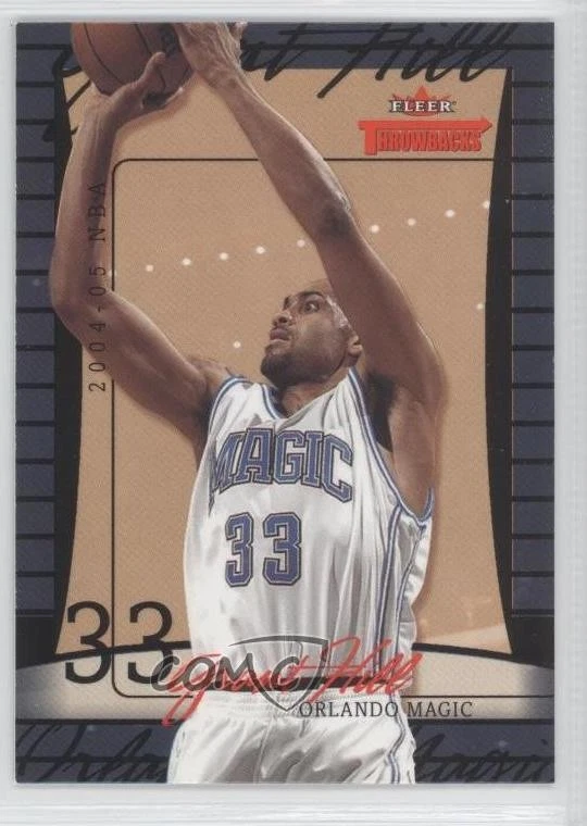 2004-05 Fleer Throwbacks Grant Hill #28 HOF - Image 1 of 2