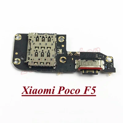OEM Type-C DC Charging Port Sim Socket Mic Connector Board For Xiaomi Poco F5 - Image 1 of 4