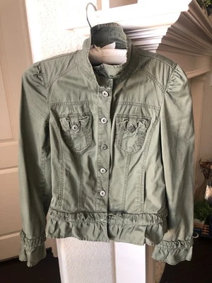 Chaqueta para mujer INC International Concepts verde oliva - talla pequeña Foto 1 de 4