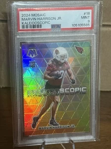 2024 Mosaic Kaleidoscopic Marvin Harrison Jr PSA 9 Case Hit SSP - Picture 1 of 3