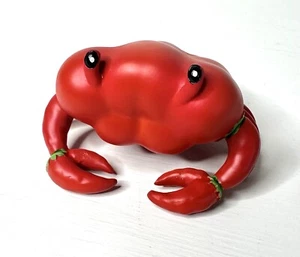 ENESCO selbst angebautes anthropomorphes Gemüseharz rote Paprika Krabbe ohne Box - Bild 1 von 10