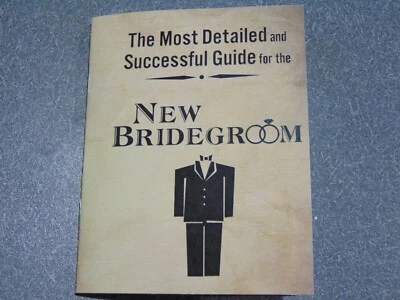 Веселая новинка совет брошюра кляп подарок для жениха на холостяцкой вечеринке. Смешная шутка - Изображение 1 из 4