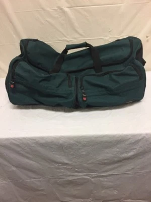 Bolsa de Lona Wilson Verde Sobre Ruedas De Colección Tenis Deportes Gimnasio Foto 1 de 4