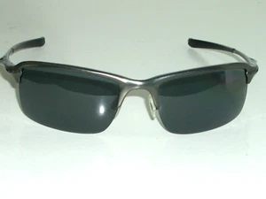 OAKLEY OO4071-04 126 WIRETAP 61[]14 GRAY SHADE POLARIZED  SPORT WRAP SUNGLASSES - Picture 1 of 9