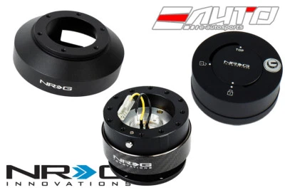 Buje de volante NRG / 2.0 liberación rápida CF para 350z 370z G35 G37 / bloqueo mate Foto 1 de 4