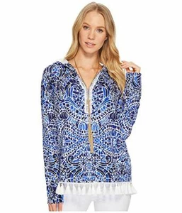 Sudadera con Capucha Lilly Pulitzer UPF 50+ Harmon Azul Marino Taberna Azulejo Talla S - Imagen 1 de 8