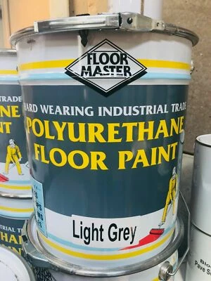 PAINTMASTER LIGHT GREY HARD WEARING GARAGE FLOOR PAINT - FACTORY - WAREHOUSE 20LTR