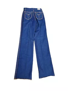Britannia New Vintage 70’s Denim Jeans High Rise 14 Bell Bottom Flare 3870-3 - Picture 1 of 17