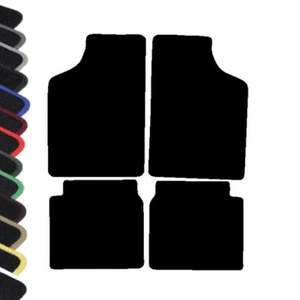 Fits Suzuki Swift 1992-2003 Black Tailored Car Mats COLOURED BINDING - Picture 1 of 16