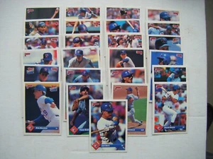 DONRUSS 1993 TEXAS RANGERS 25 KARTEN TEAM SET - Bild 1 von 1