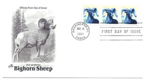 4138 17c Big Horn Sheep PSA ArtCraft FDC - Imagen 1 de 1