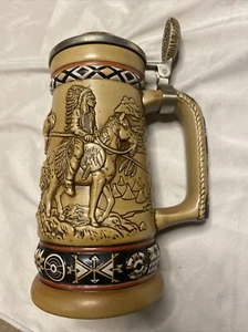 Vintage 1988 Avon "Indians Of The American Frontier" Collectible Beer Stein  - Picture 1 of 11