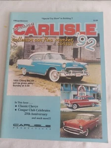 SUMMER CARLISLE 1992  MAGAZINE & PROGRAM DIRECTORY EXcellent Condition - Picture 1 of 6