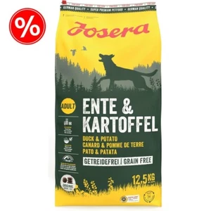 Josera Ente & Kartoffel Trockenfutter für Hunde getreidefrei 12,5 kg - Bild 1 von 8