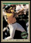 1993 O-Pee-Chee Premier #16 Mark McGwire Star Performers Oakland Athletics
