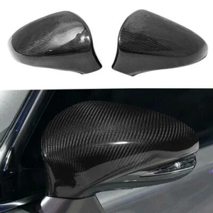 Real Carbon Fiber Car Side Mirror Cover Caps For 2012-2020 Lexus GS250 GS350 - Picture 1 of 6