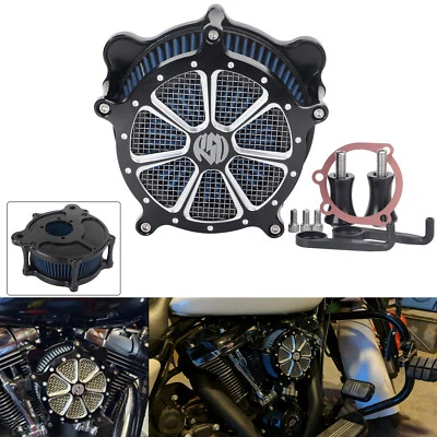 RSD Air Cleaner Intake Filter w/ Accessories For Harley Fatboy Road King FLHR/T Foto 1 de 4