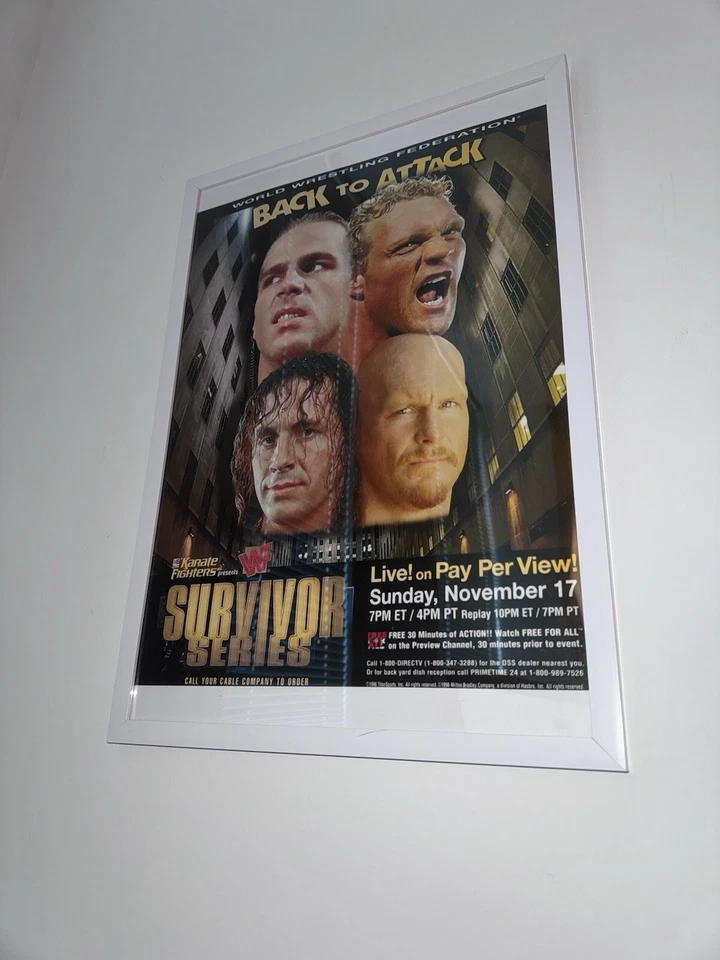 1996 Survivor Series Reprint Vintage Poster - Image 1 of 1