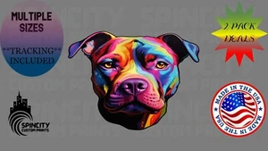 PitBull Car Window Vinyl Decal Graphic BEST FRIEND Dog Laptop Sticker - Picture 1 of 11