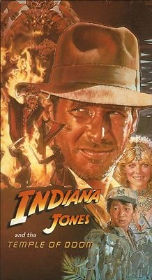 Indiana Jones and the Temple of Doom Harrison Ford Kate Capshaw VHS Video Foto 1 de 2