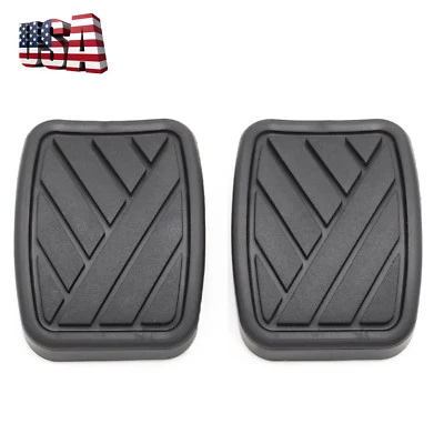 2x Cubiertas de pastillas de pedal de embrague de freno aptas para Suzuki Swift Samurai Sidekick Geo Metro Foto 1 de 4